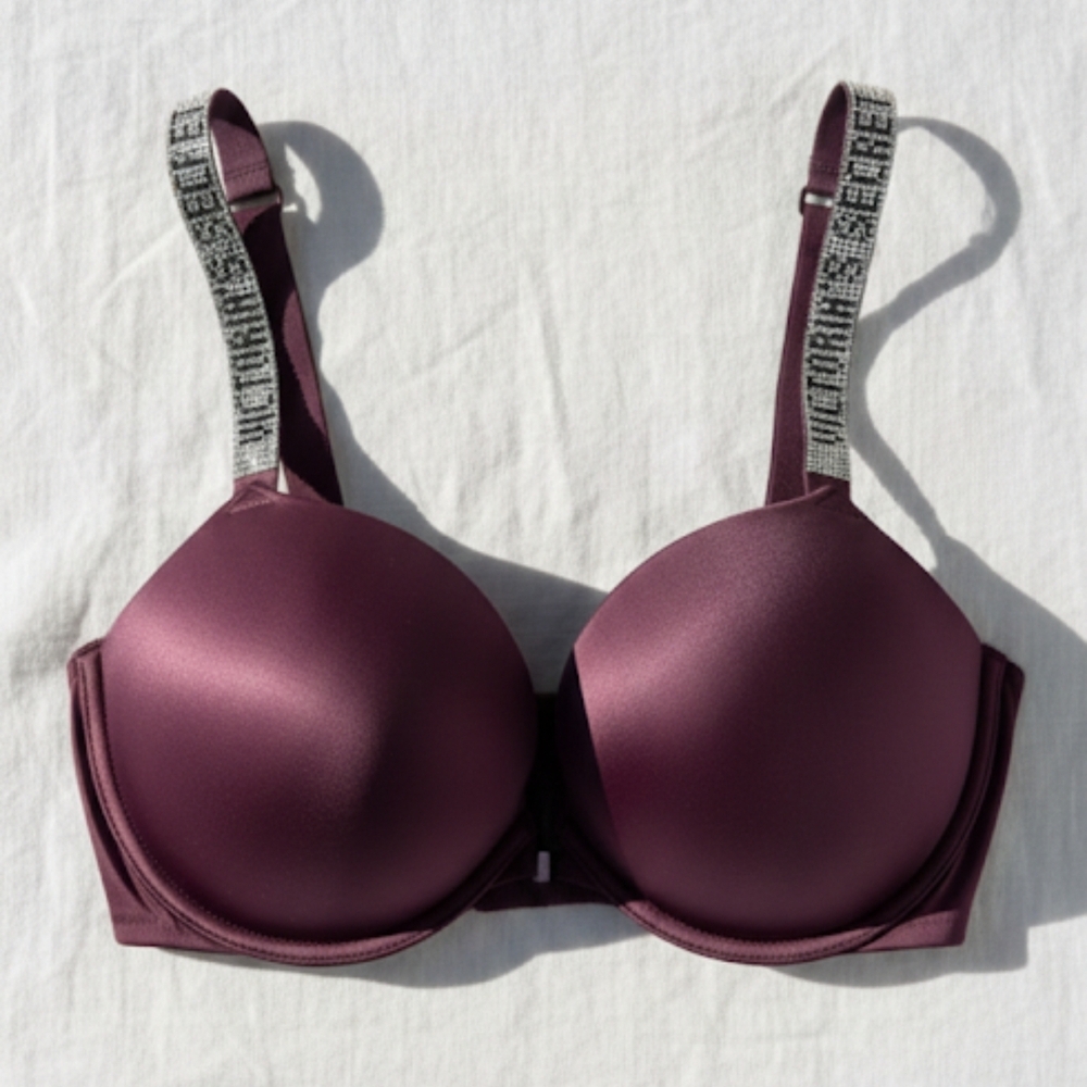 Victoria's Secret Very Sexy Bra with Sparkling Shine Straps 36DD 36E